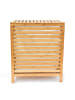 relaxdays Wäschetruhe in Natur - (B)50,5 x (H)60 x (T)35,5 cm