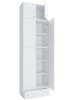 ebuy24 Büroschrank LonaXXL 9 Weiß 70 x 39 cm