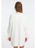 IZIA Damen Sweatkleid in Wollweiss