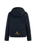 Schmuddelwedda Jungen Strickfleecejacke in Marine Melange