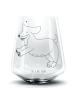 Mr. & Mrs. Panda Whiskyglas Hund Dackel ohne Spruch in Transparent