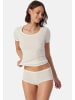 Schiesser Short Slip Personal Fit in Schwarz / creme