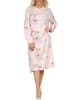 NORMANN Nachthemd langarm Kuschel interlock - 87463 in rosa