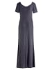 Vera Mont Abendkleid im Glitzer-Look in Dunkelblau/Grau