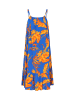 aleida Women Dress in Blue Yellow