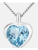 Diamant L'éternel Halskette aus 375 Weißgold mit Topas