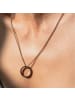 Divasya Halskette mit Ring Inhale Exhale in Silber - (L)60cm