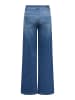 ONLY Jeans mit weitem Bein in Medium Blue Denim