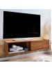 KADIMA DESIGN Lowboard | Sheesham Massiv, 108x25x34cm, Hängend, TV-Schrank
