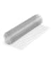 relaxdays Maschendrahtzaun in Silber - (B)5 x (H)0,4 m