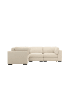 ebuy24 Ecksofa Salerno Beige 298 x 102 cm