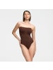 CFAB Figurformender Body mit Slip in Braun