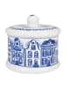 Blond Amsterdam Vorratsdose Kanalhäuser in Blau - 12,5cm
