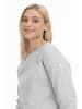 DreiMaster Damen Sweatshirt in Hellgrau Melange