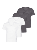 Sloggi Unterhemd / Shirt Kurzarm SLG Base in Weiß / grau
