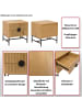 MCW Nachttisch O39 50x48x39cm, Holzoptik schwarz