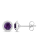 Rafaela Donata Ohrstecker Sterling Silber Amethyst in silber