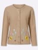 Sieh an! Strickjacke in beige