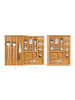 relaxdays Besteckkasten in Natur - (B)54 x (H)5,5 x (T)42 cm