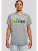 F4NT4STIC T-Shirt Big Bang Theory Bazinga in grau meliert