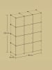 SONGMICS Standregal Damion in Weiß - (B)93 x (H)123 x (T)31 cm
