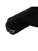 Pergamon Fellteppich Plush Rund in schwarz