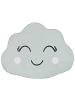Beliani Kinderteppich CUMULUS in Grün/Weiß/Schwarz - (W) 90 x (H) 1 x (L) 120 cm