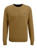 FYNCH-HATTON O-Neck, Merino Cashmere in Braun