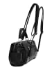 faina Damen Handtasche in Schwarz Silber