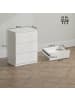HOMCOM Kommode in Weiß 60L x 40B x 79H cm