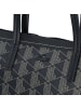 Lacoste Monogram Zely Shopper Tasche 37 cm in mono noir beige