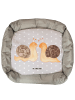 Mr. & Mrs. Panda Hundekorb Schnecken Liebe ohne Spruch in Grau Pastell
