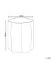 Beliani Pouf TAPPEN in Beige - (W) 39 x (H) 45 x (L) 39 cm