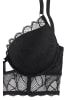 LASCANA Push-up-BH in schwarz