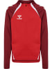 Hummel Halbreißverschluss Jacke Daumenlöcher Hmllead Kinder in TRUE RED/MAROON