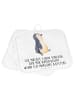 Mr. & Mrs. Panda Topflappen Lustig Pinguin mHerzieren mit Spruch in Weiß