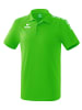 erima Essential 5-C Poloshirt in green/weiss