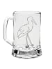 Mr. & Mrs. Panda Gravur Bierkrug Storch ohne Spruch in Transparent