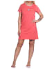 NORMANN Nachthemd kurzarm Bigshirt Blumen - 74561 in rot
