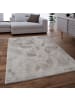 KADIMA DESIGN Teppich Kurzflor waschbar Einfarbig Wohnzimmer in Grau