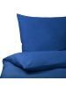 Beliani 3-tlg Bettwäsche-Set HARMONRIDGE in Blau