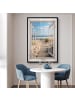 MuchoWow Poster mit Bilderrahmen Beige