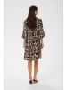 Kaffe Kleid KAellen A-shape in Black Coffee/Turtledove Flower