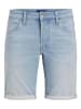 JACK & JONES PLUS Jeans-Shorts in Blue Denim