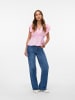 Vero Moda Top mit Schößchen in Roseate Spoonbill