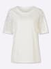 Sieh an! Spitzenshirt in ecru