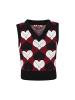 myMo ROCKS Women Slipover in black burgundy