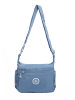 Mindesa Damen Umhängetasche in Blau Grau