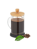 relaxdays Kaffeebereiter in Transparent/ Natur - 800 ml