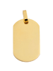 Adeliás Unisex Anhänger – Gravuranhänger aus Edelstahl in gold